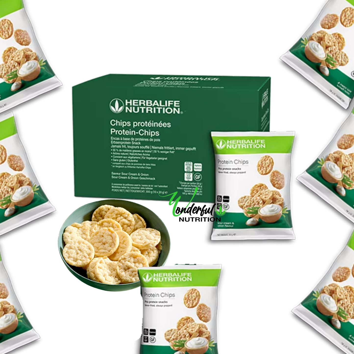 Protein Crisps Sour Cream & Onion Flavor