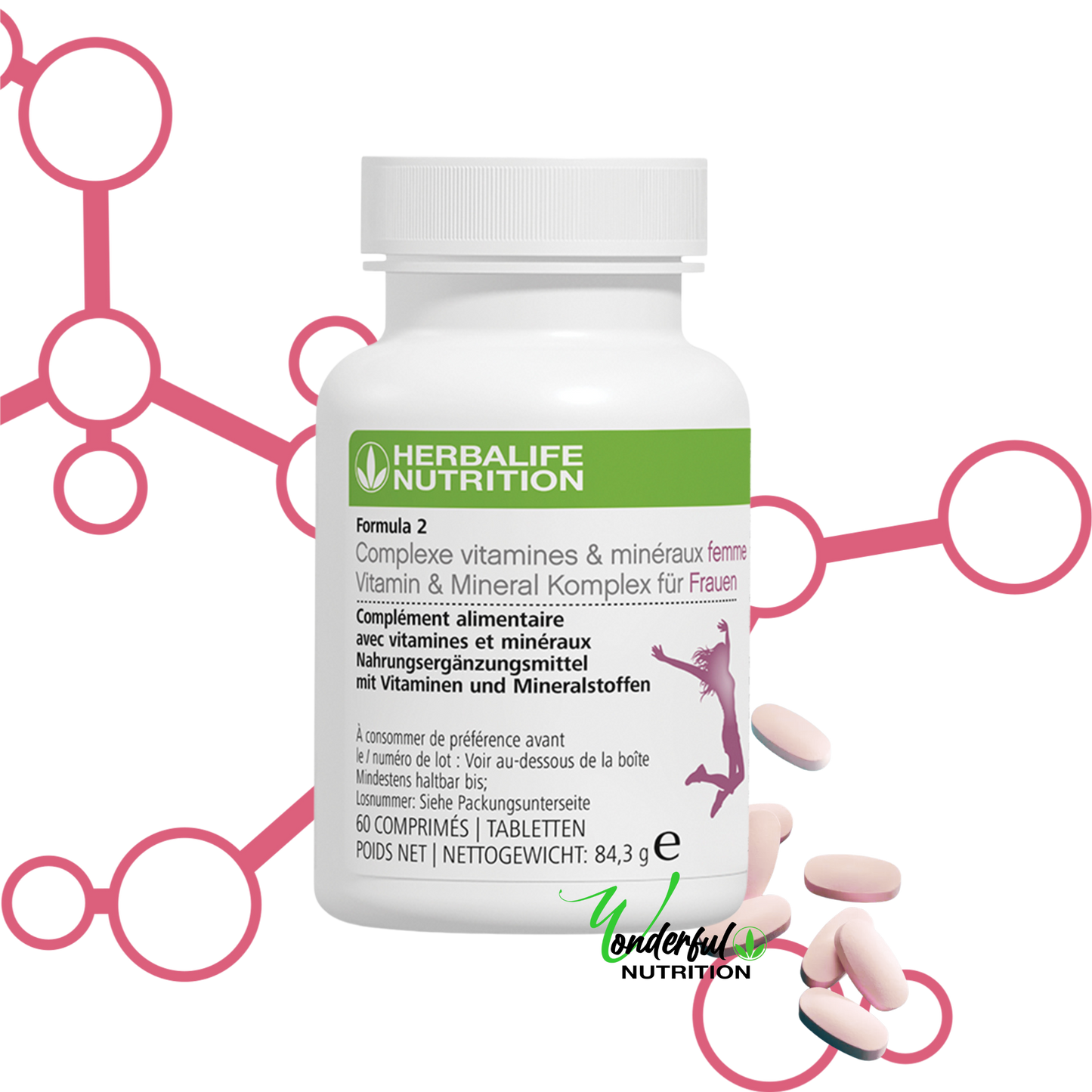 Formula 2 Women's Vitamin & Mineral Complex Multivitamin Supplement