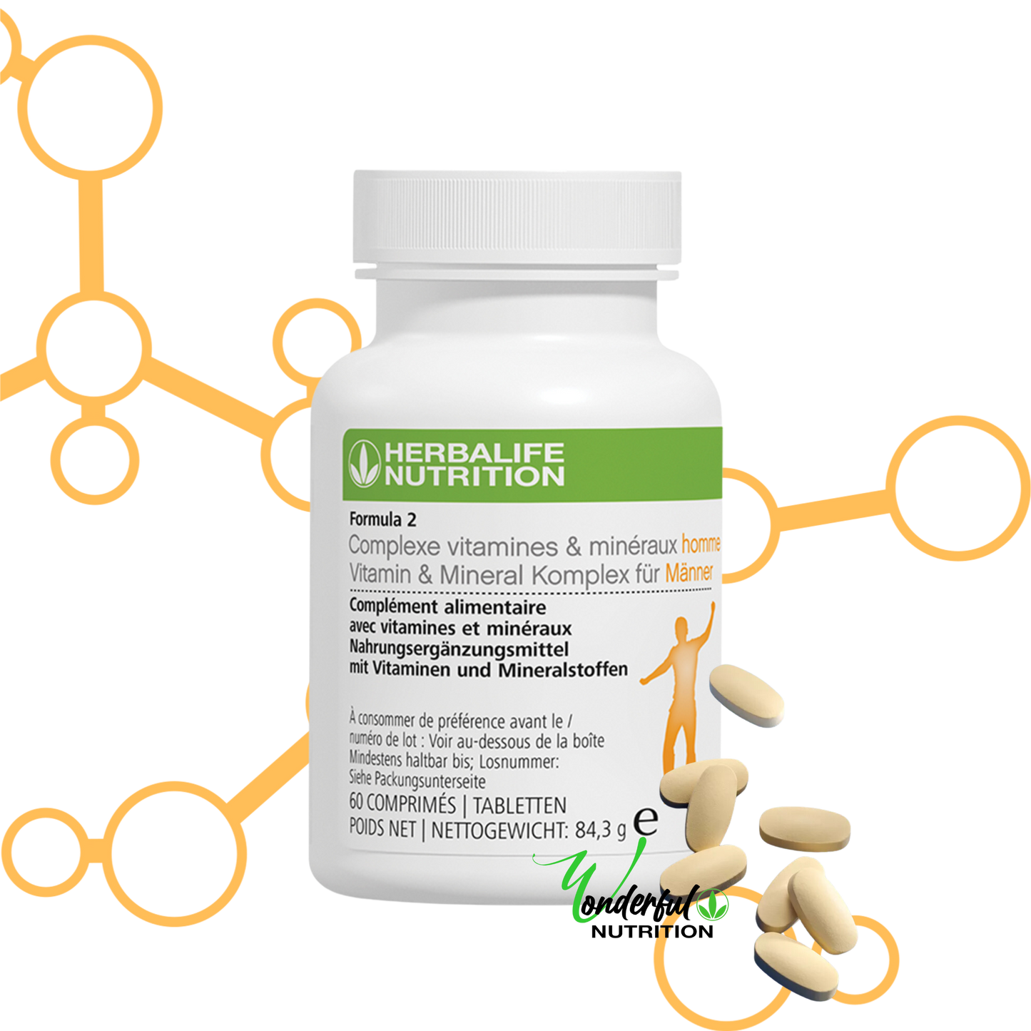Formula 2 Men's Vitamin & Mineral Complex Multivitamin-Ergänzung