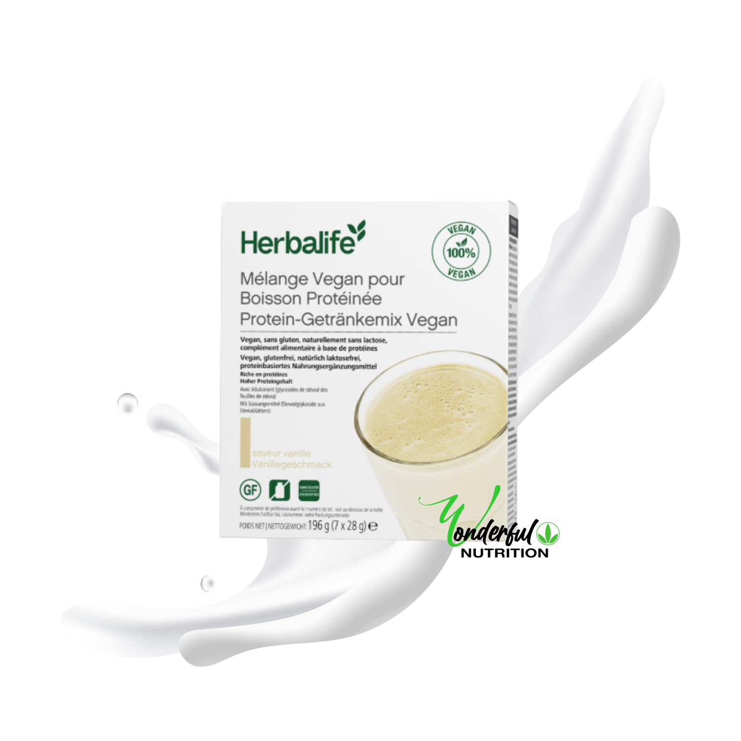 Vegan Protein Shake Mix Vanilla Flavor