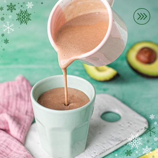 Chocolat chaud à l'avocat et à la cannelle