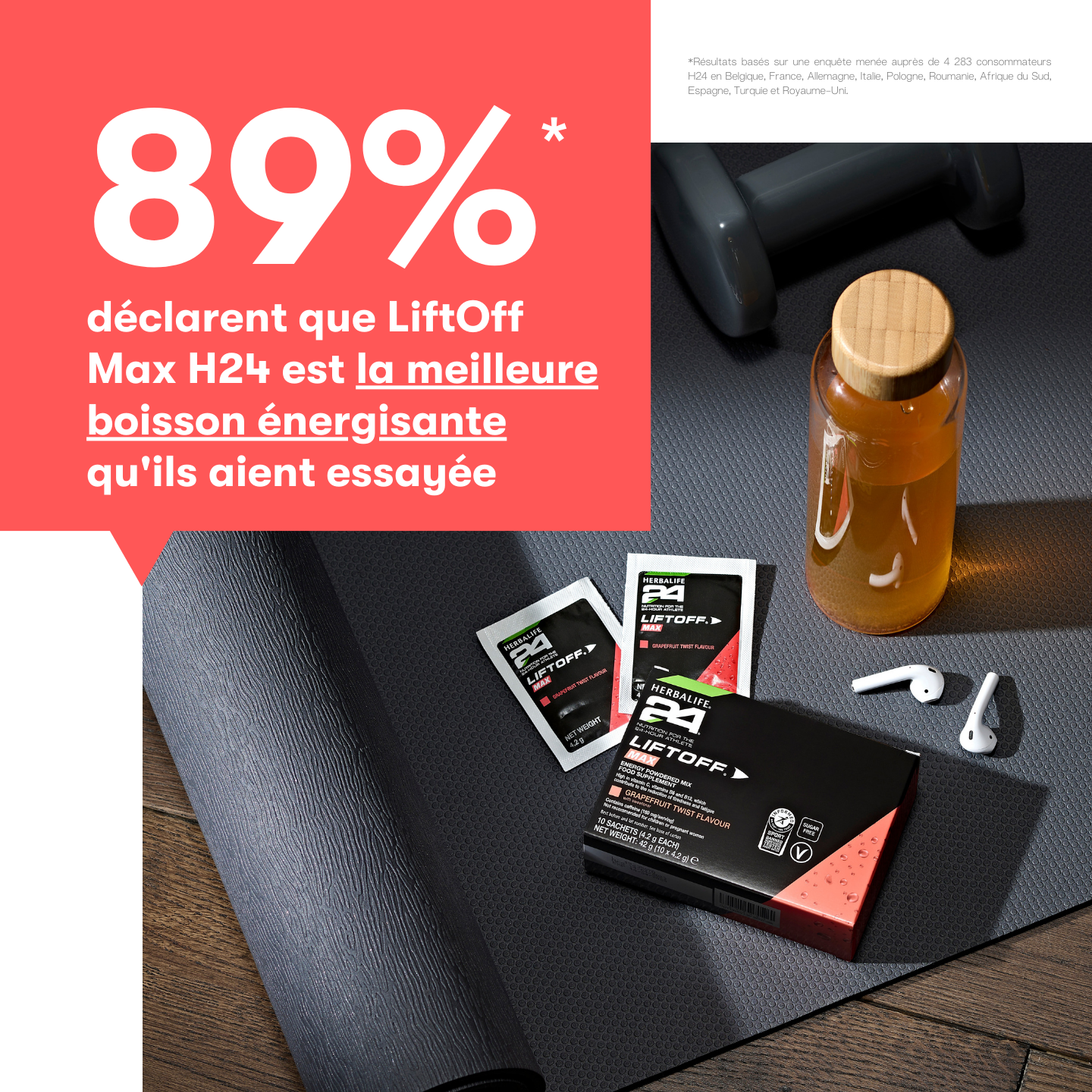 LiftOff® Max Saveur Pamplemousse