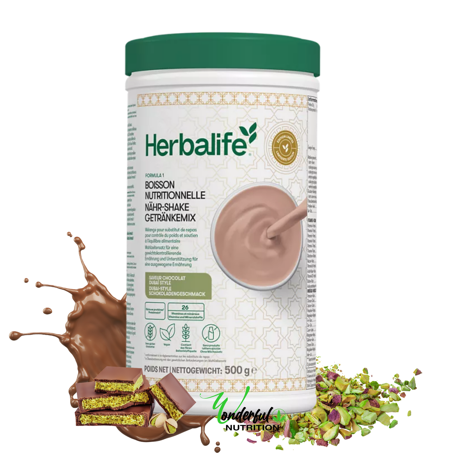Formula 1 - Chocolat & Pistache dubaï style Édition limitée - Boisson nutritionnelle