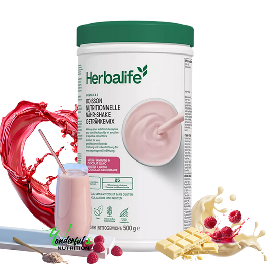 Formula 1 - Lampone & Cioccolato Bianco - Senza Soia, Lattosio e Glutine - Bevanda Nutrizionale