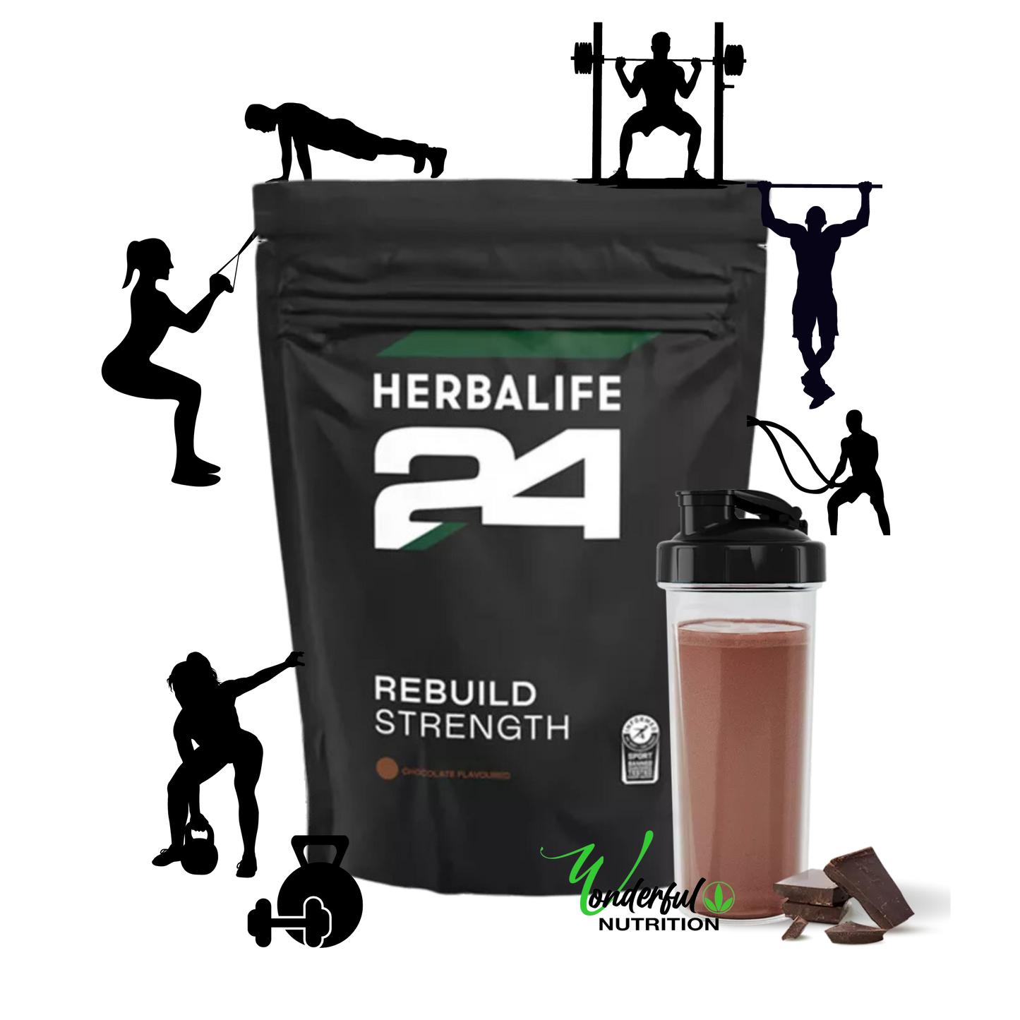 Rebuild Strength Recovery Drink, Schokolade mit hohem Proteingehalt