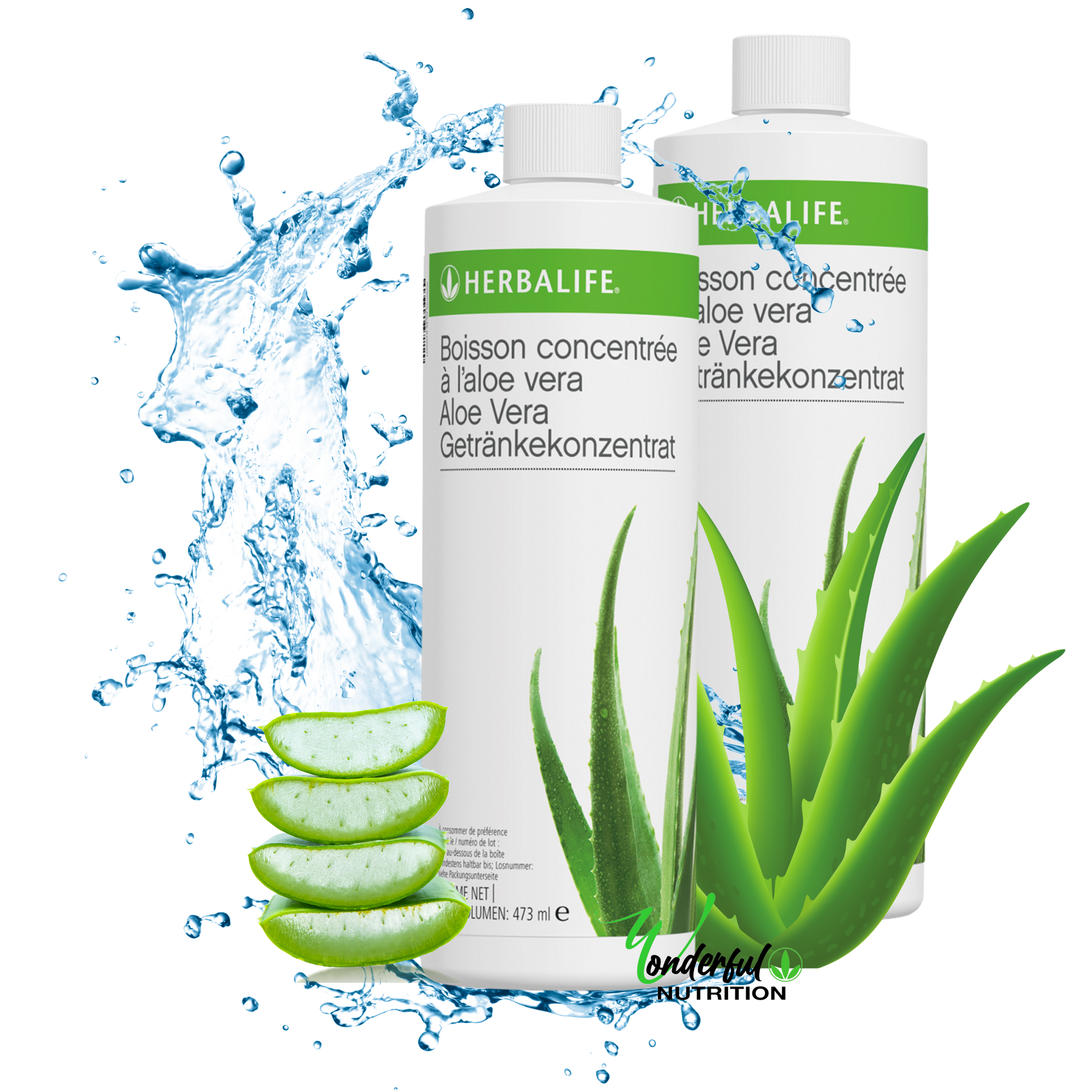 Klassisches Aloe Vera Getränkekonzentrat