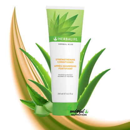 Kräuter-Aloe-Stärkungsshampoo und stärkender Conditioner 