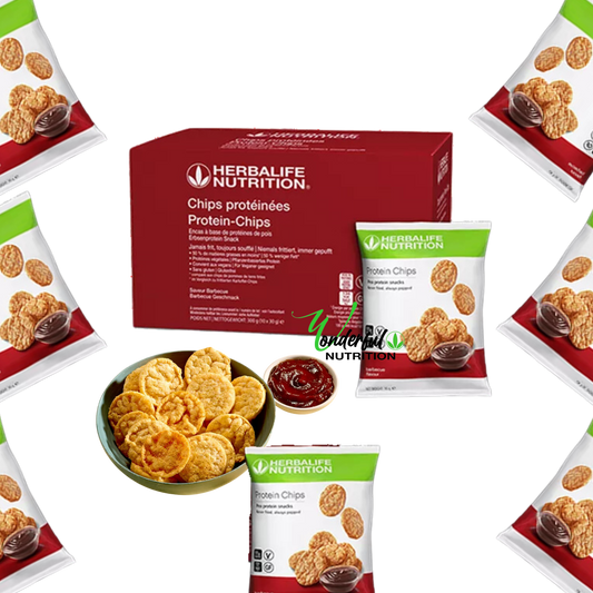 Protein-Chips mit Barbecue-Geschmack