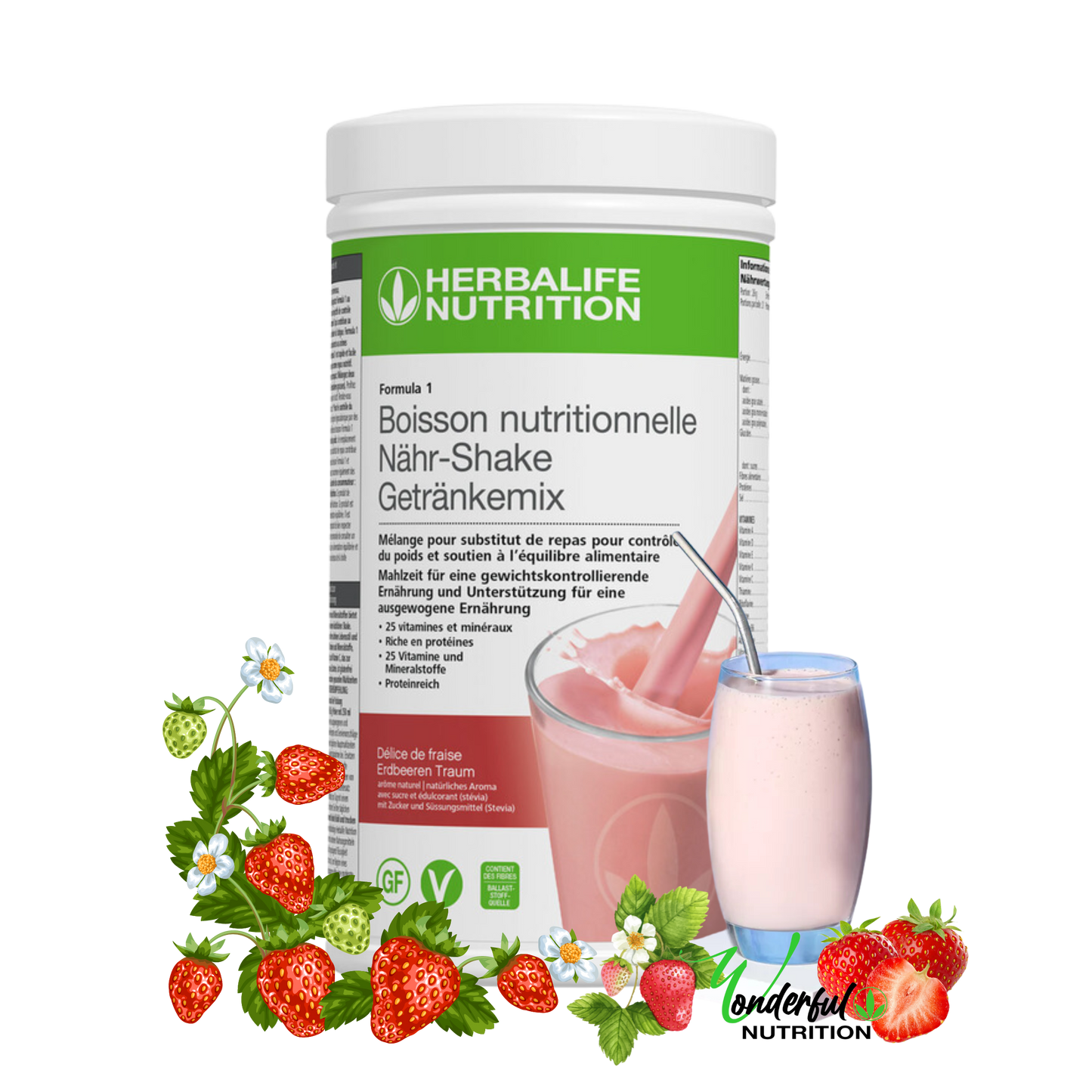 Formula 1 - Délice de Fraise - Boisson nutritionnelle