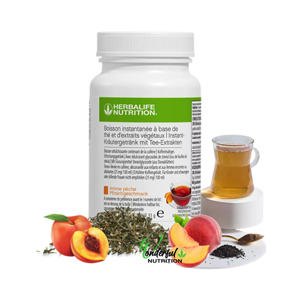 Boisson instantanée à base d'extraits de plantes Pêche