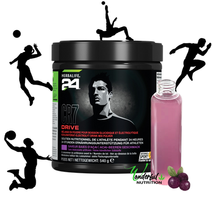 CR7 Drive Boisson glucidique et électrolytique Baies d'Acai