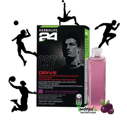 CR7 Drive Boisson glucidique et électrolytique Baies d'Acai