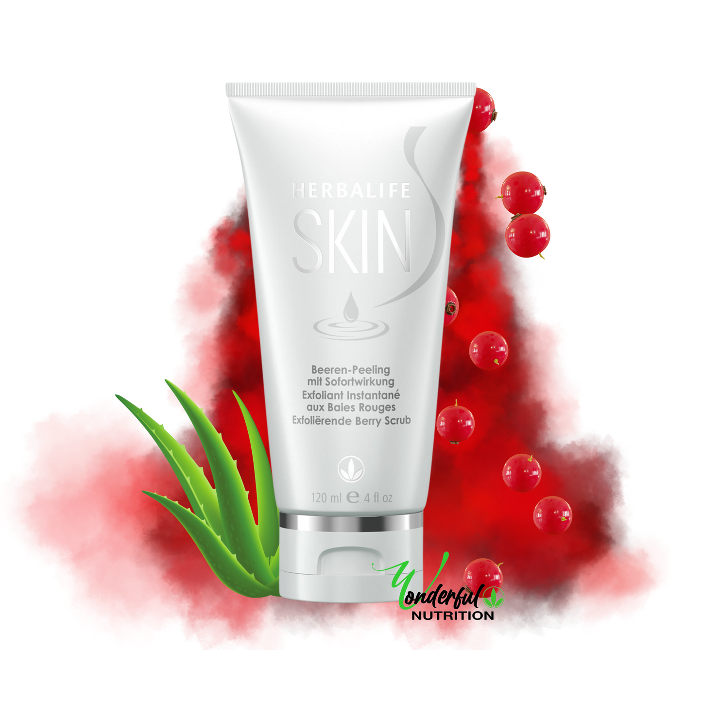 Instant Exfoliator with Red Berries