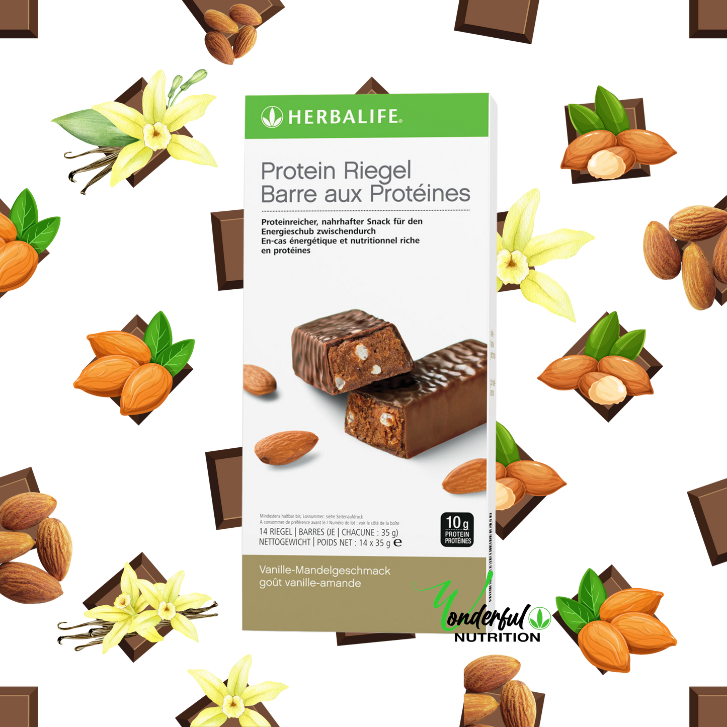 Barres aux protéines Chocolat Cacahuète